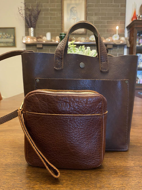 Large Nutmeg Square Pouch - customer review photo