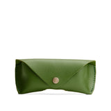 Cactus | Leather sunglasses case with snap closure