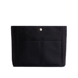 Black Classic Medium | Medium canvas bag insert for organization