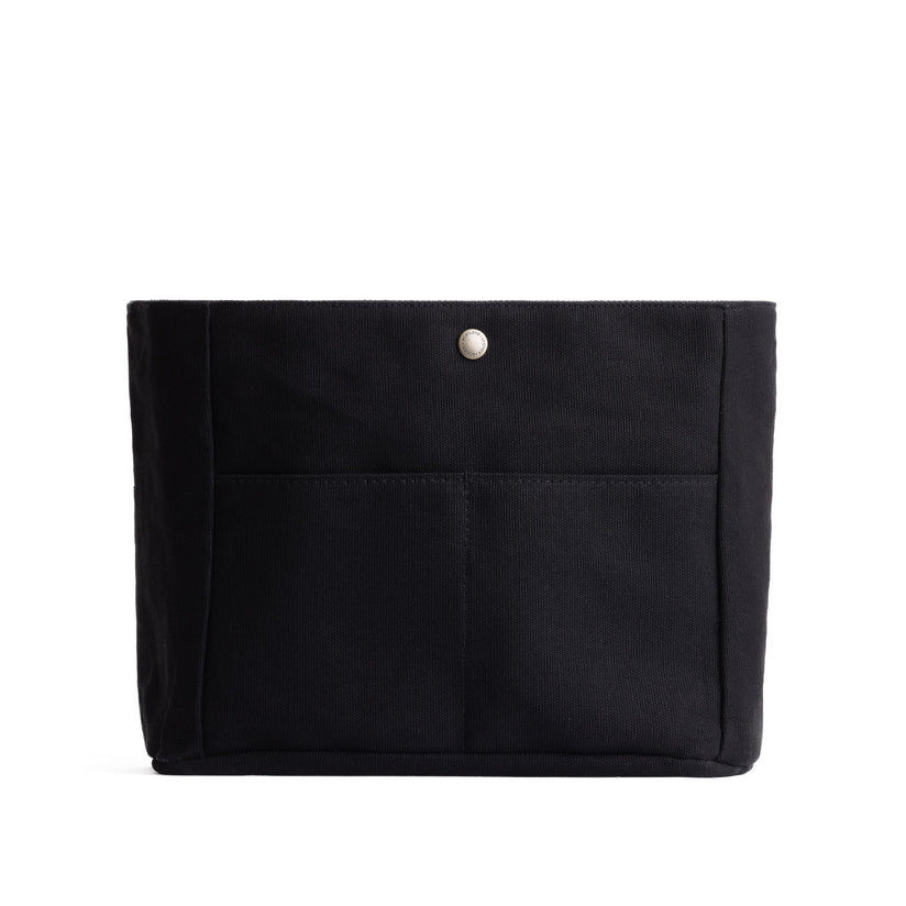 Black*Classic*Medium | Medium canvas bag insert for organization
