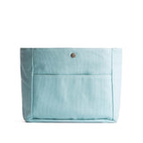 Dusty Blue Classic Medium  | Medium canvas bag insert for organization