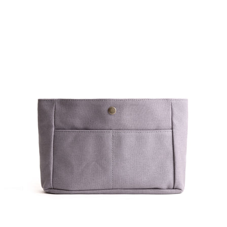 Gray*Classic*Medium | Medium canvas bag insert for organization