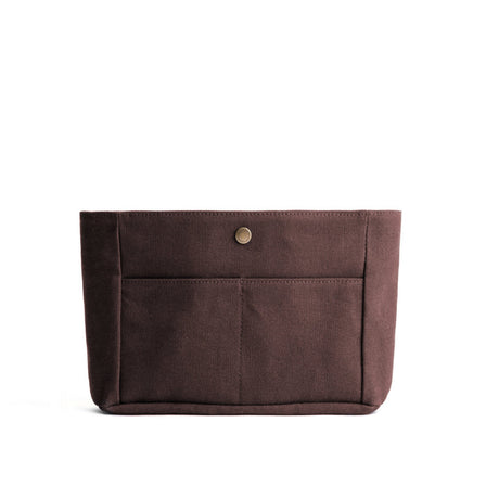 Java Bean*Zipper*Medium | Medium canvas bag insert for organization