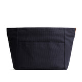 Black Zipper Medium | Medium canvas bag insert for organization