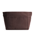 Java Bean*Zipper*Medium | Medium canvas bag insert for organization