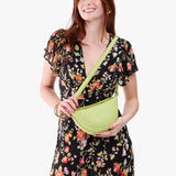 All Variants | Model wearing small Koala Sling Bag in Shadow Lime