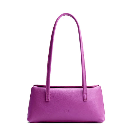 Cattleya | Leather bowler bag with magnetic closure