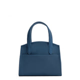 Deep Water Mini | Leather tote bag with handles, adjustable crossbody strap, zipper top, and a back pocket