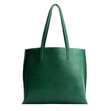 Bacalar Large | Leather tote bag with interior snap key loop