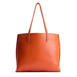 Koi Large | Leather tote bag with interior snap key loop
