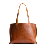 Meadow Medium | Leather tote bag with interior snap key loop