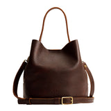 Coldbrew Large | Symmetrical bucket bag with handle, latch closure, and removable crossbody strap