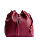 Orchid Large | Slouchy crossbody bag with leather drawstring closure