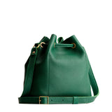 Bacalar Small | Slouchy crossbody bag with leather drawstring closure