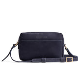 Velvet Blue Large | Rectangular crossbody with adjustable strap
