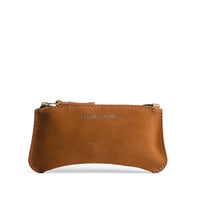 Jackson*Large | Small pouch with a top zipper and unique curved bottom