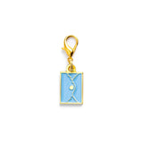 Daisy Wallet | Daisy Wallet shaped charm with lobster clasp