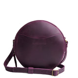 Larkspur Large | Circle shaped crossbody bag with top zipper