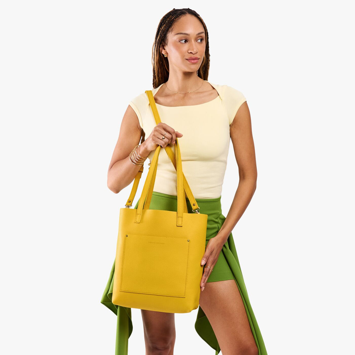 Canary*Classic | Medium Tote with dual shoulder straps and crossbody strap