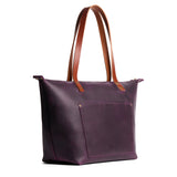 Larkspur Zipper | Large zipper leather tote bag with sturdy bridle handles and front pocket