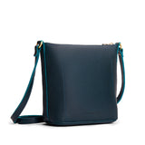 Boreal | Rectangular side bag with curved front pocket and metal tree shaped badge