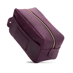 Larkspur | Large rectangular leather dopp kit