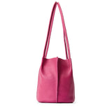 Cosmo Small | Petite bucket shaped tote bag with matching leather handles