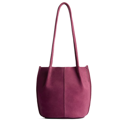 Superbloom*Large | Wide bucket shaped tote bag with matching leather handles