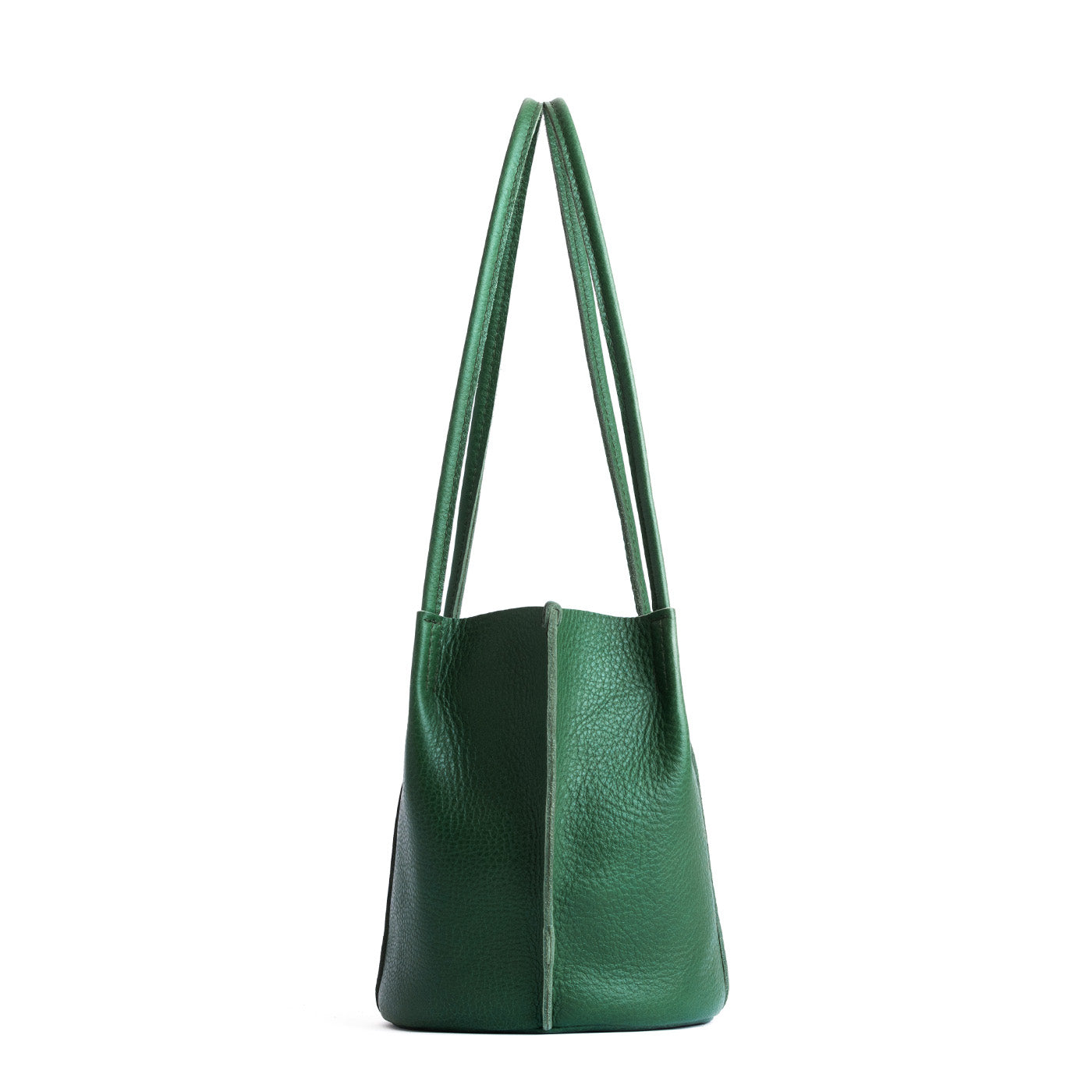 Bacalar*Classic | Petite bucket shaped tote bag with matching leather handles