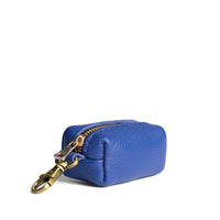 Molino Blue | Leather small keychain pouch