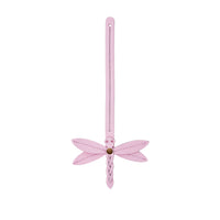 Pinkaboo | Dragonfly shaped leather charm tassel