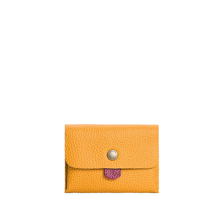 Sunshine | Envelope snap wallet with contrast pull tab