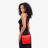 Candy | Small rectangular crossbody purse with top zipper and interior pocket