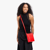 Candy | Small rectangular crossbody purse with top zipper and interior pocket