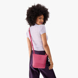 Wild Rose | Small rectangular crossbody purse with top zipper and interior pocket