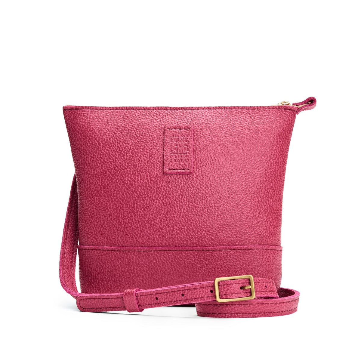 Wild Rose | Small rectangular crossbody purse with top zipper and interior pocket