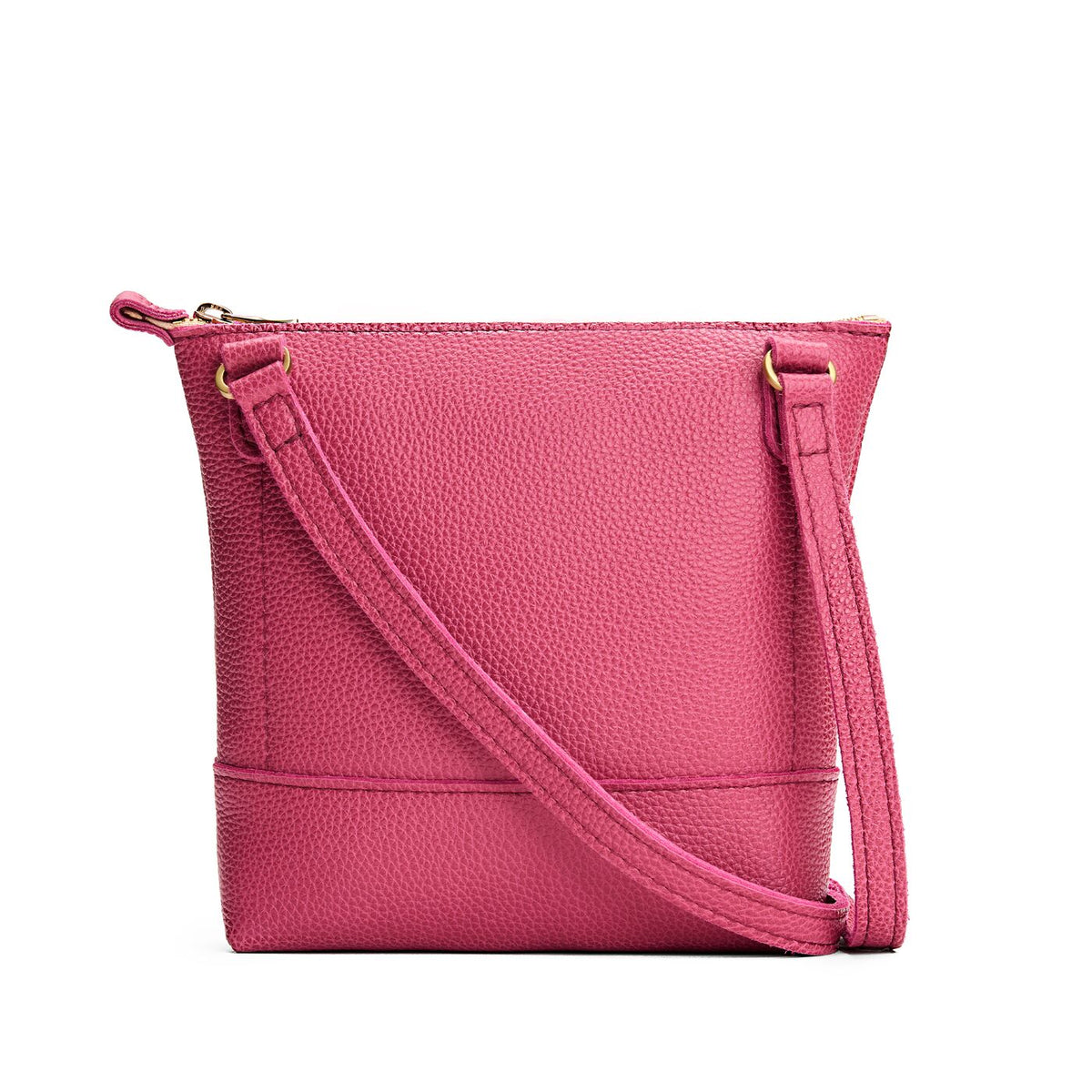 Wild Rose | Small rectangular crossbody purse with top zipper and interior pocket