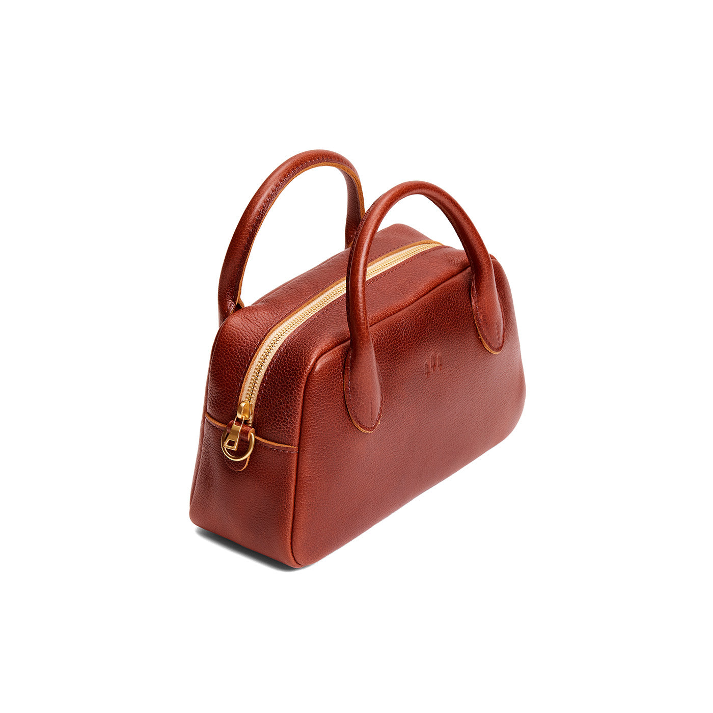 Nutmeg*Large| Bowler styled bag with a crossbody strap