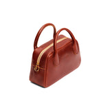 Nutmeg Large| Bowler styled bag with a crossbody strap