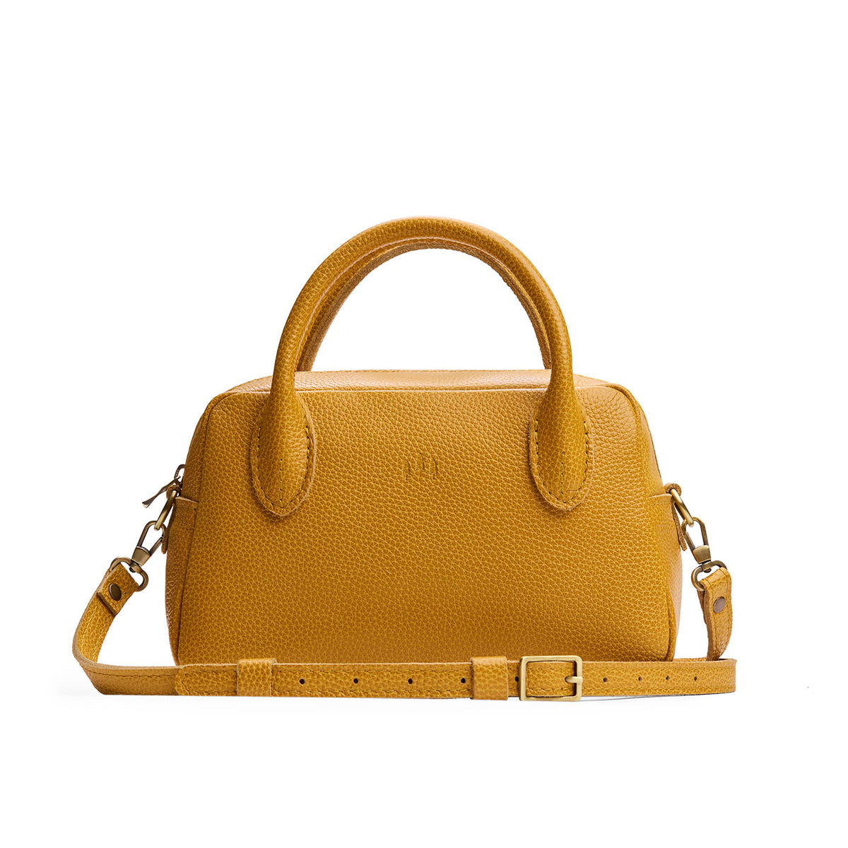 Sunshine*Large| Bowler styled bag with a crossbody strap