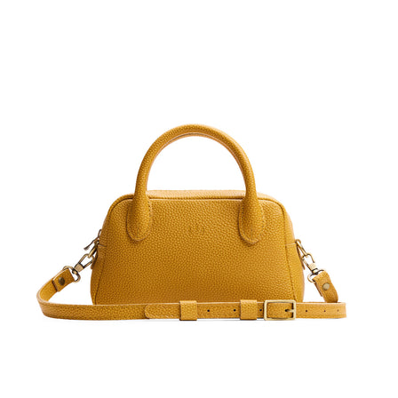 Sunshine*Small | Bowler styled bag with a crossbody strap