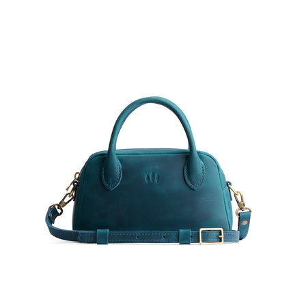 Westward Blue*Small | Bowler styled bag with a crossbody strap
