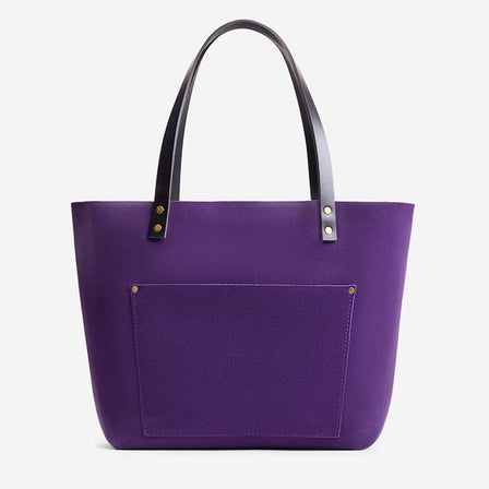 Imperial*Classic | Large leather tote bag with sturdy bridle handles and front pocket