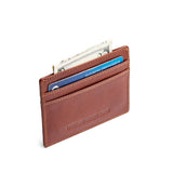 Saddlestone Classic | Leather card holder on white background