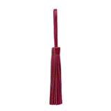Orchid Jumbo | Fringed leather tassel with leather loop
