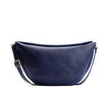 Cobalt Large | Half circle shaped sling bag