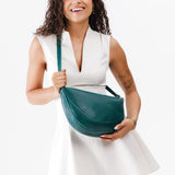 Sea Glass Large | Half circle shaped sling bag