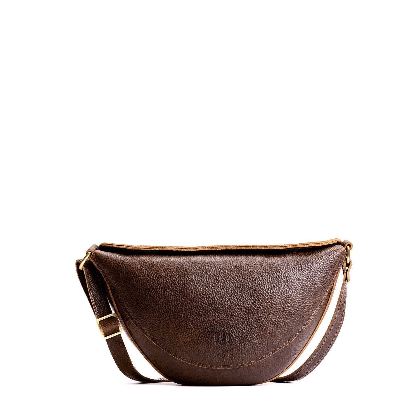  Half circle shaped sling bag