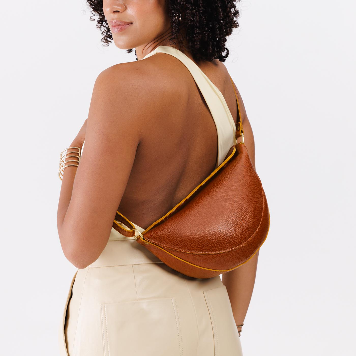 Sienna*Medium | Half circle shaped sling bag