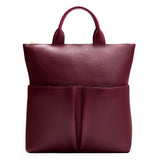 Cabernet Large | Convertible tote clutch crossbody with two large front pocket and top carry handles